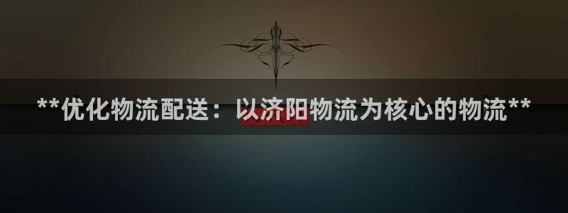 28圈麻将胡了：**优化物流配送：以