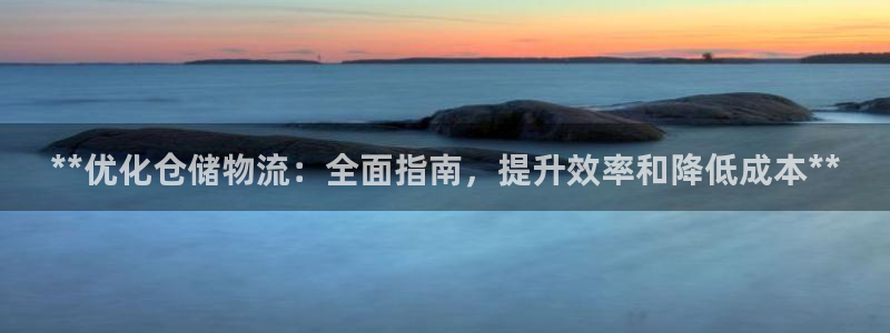 28圈pc预测：**优化仓储物流：全