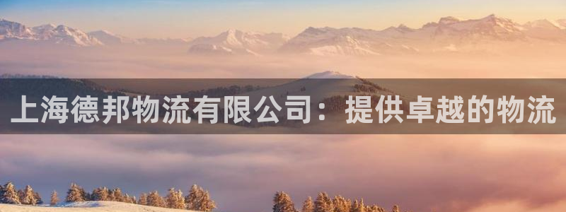 28圈.ccm南宫：上海德邦物流有限