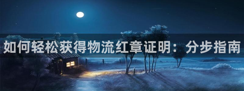 加拿大28圈是什么：如何轻松获得物流红章证明：分步指南