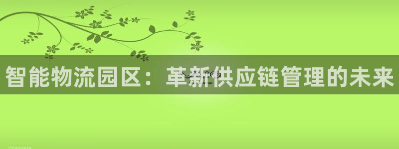 28圈能提现吗：智能物流园区：革新供
