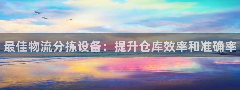 28圈起来的符号：最佳物流分拣设备：